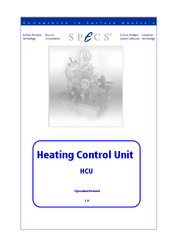Heating Control Unit HCU