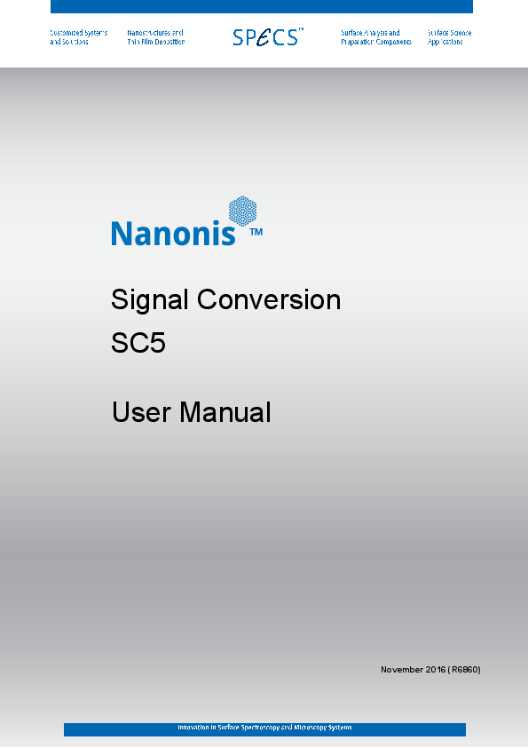 Nanonis Signal Conversion SC5