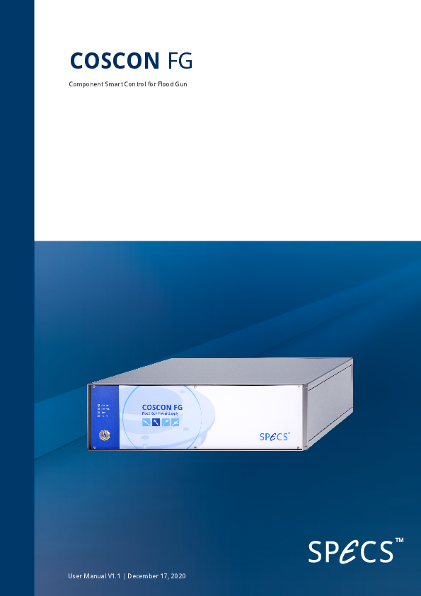 COSCON FG Component Smart Control for Flood Gun