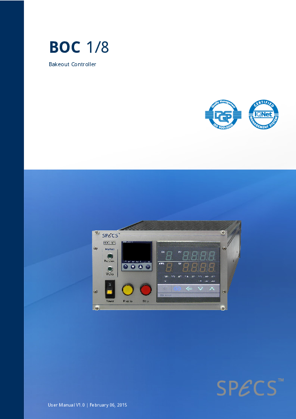 BOC 1/8 Bakeout Controller