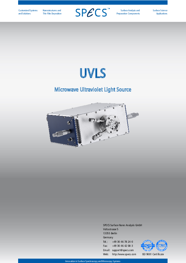 UVLS Microwave Ultraviolet Light Source