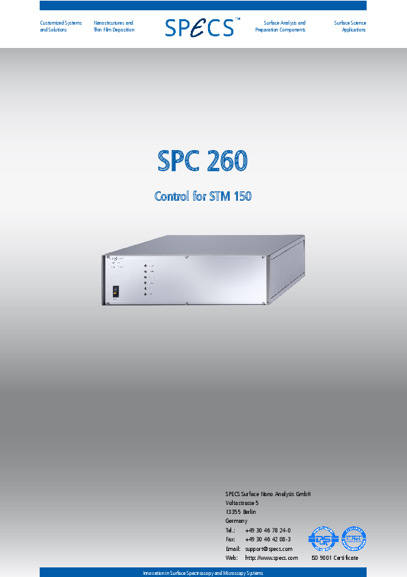 SPC 260 Control for STM 150