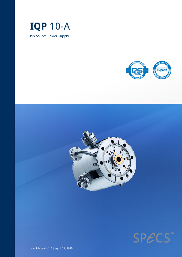 IQP 10-A Ion Source Power Supply