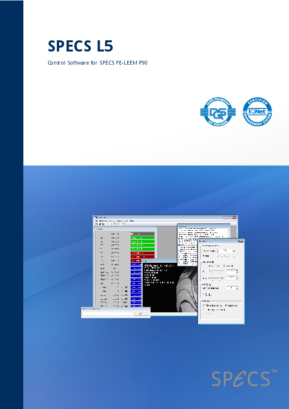 SPECS L5 Control Software for SPECS FE-LEEM P90