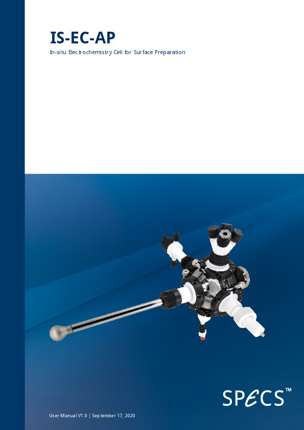 IS-EC-AP Electrochemistry Cell IS-EC-AP Electrochemistry Cell
